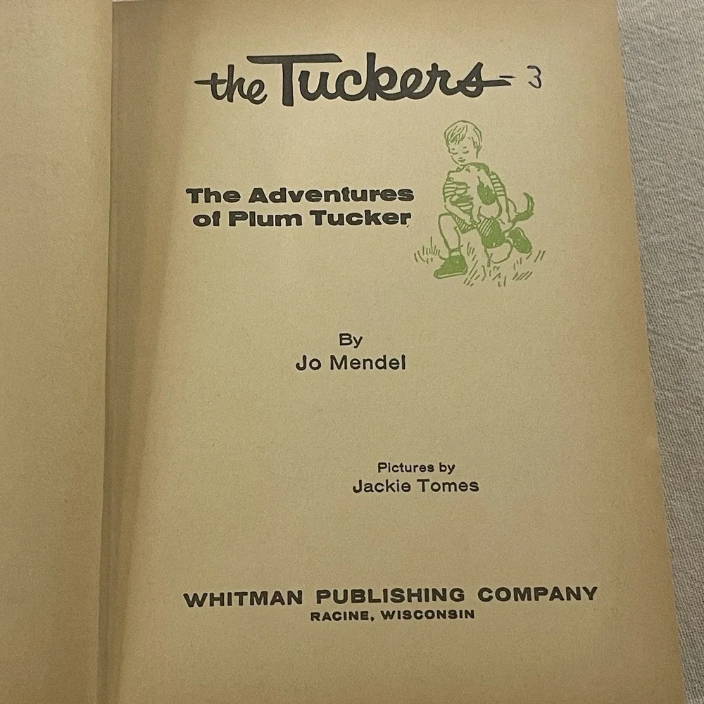 Vintage The Tuckers Series – Book 3 - The Adventures of Plum Tucker‎